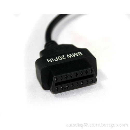 OBD Obdii Adapter for BMW 20 Pin Cable Car Auto Repair Tools
